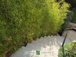 Travaux d'aménagement paysages dans une villa proche de Saint Jean Cap Ferrat par Narmino Jardins