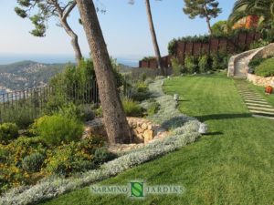 Landscaping work near Beaulieu sur Mer