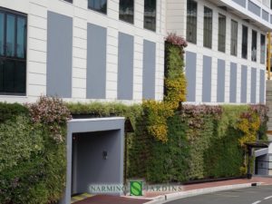 Portions of green walls in Monaco