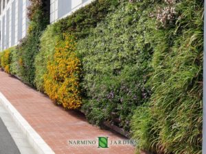 Portions of green walls in Monaco