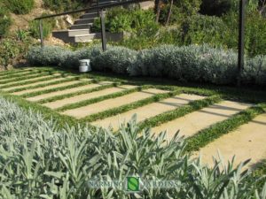 Garden in a villa in Villefranche