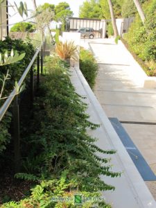 Garden in a villa in Villefranche