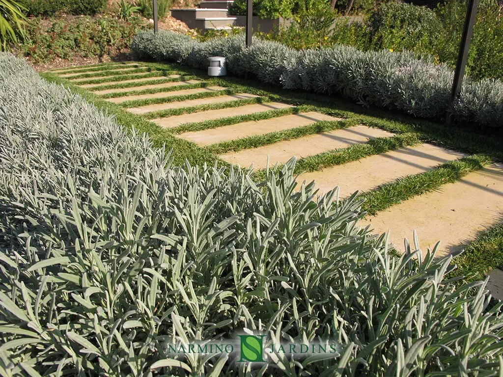 Jardin dans une villa à Villefranche