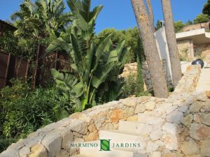 Garden and lawn near Beaulieu sur Mer by Narmino Jardins