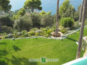 Lawns above Villefranche Bay