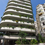 Architecture in Monaco, planters and plants maintained by us