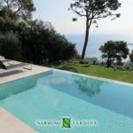 A splendid view of a garden at Cap Ferrat