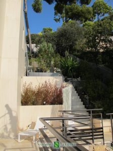 Landscaping work in a villa near Saint Jean Cap Ferrat