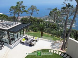 A villa near Villefranche sur Mer whose gardens we have created