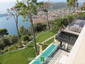 Lawns above Villefranche Bay