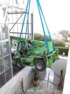 Installation of new greenhouses in the Exotic Garden