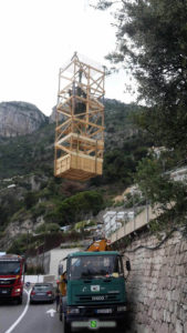 Installation of new greenhouses in the Exotic Garden