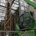 Installation of new greenhouses in the Exotic Garden