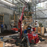 Installation of new greenhouses in the Exotic Garden