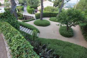 les jardins d'une villa à roquebrune cap martin