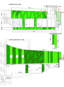 Plan of a green wall