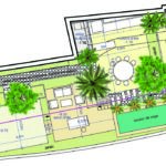 Plan of a villa project