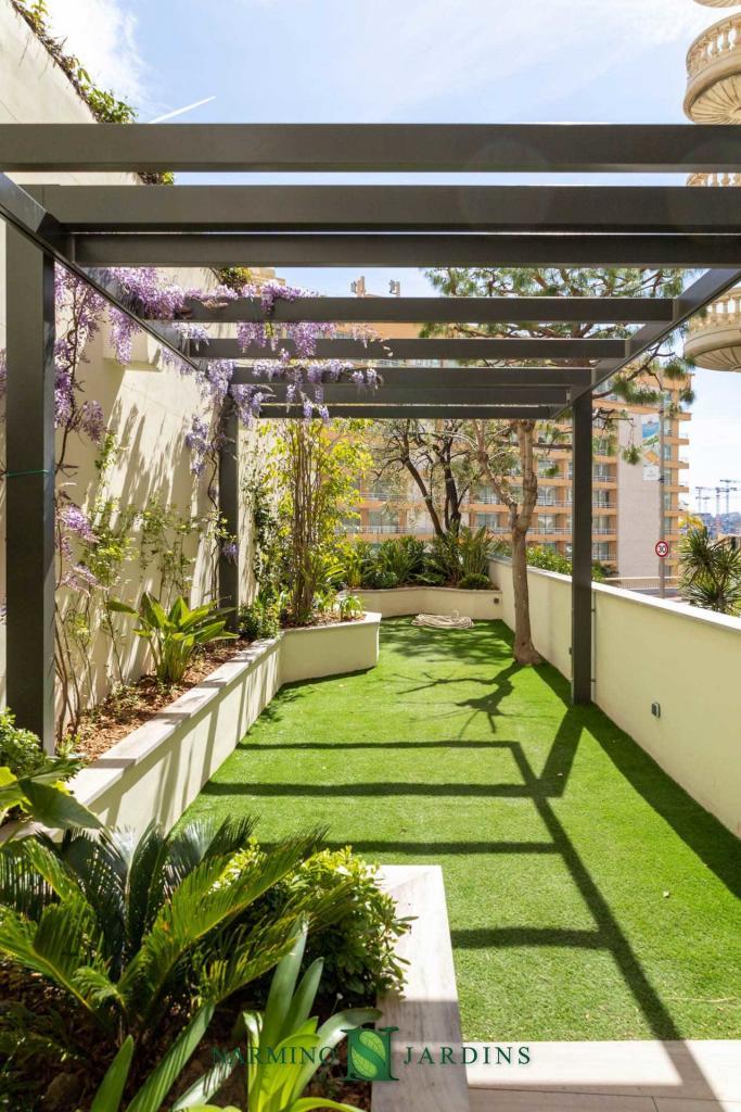 A private garden in Monaco