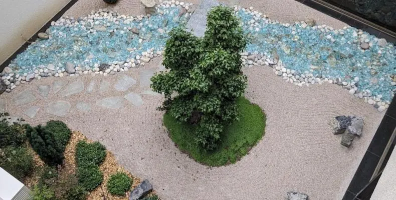 Création et aménagement d'un jardin japonais au Park Palace à Monaco