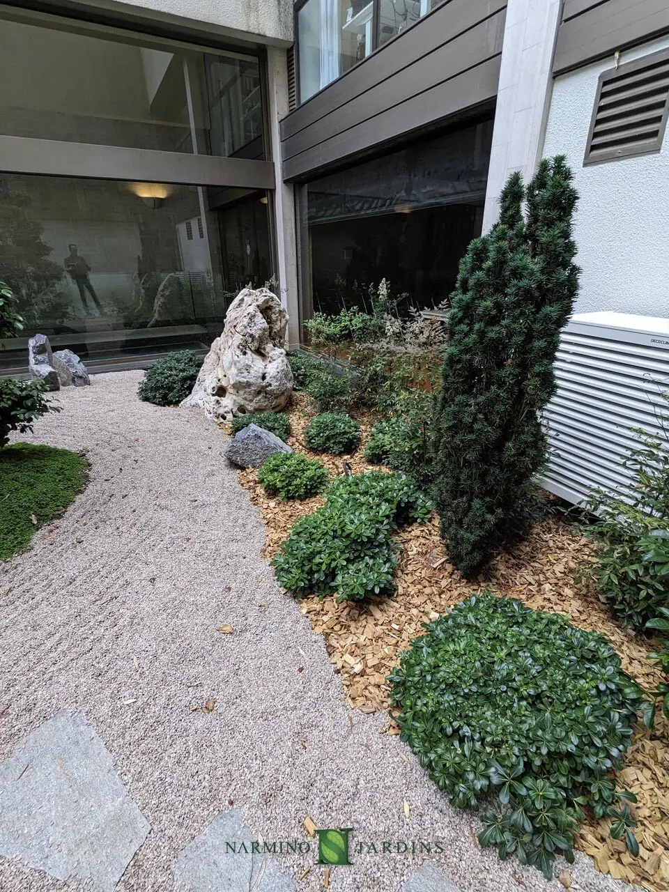 Création et aménagement d'un jardin japonais au Park Palace à Monaco